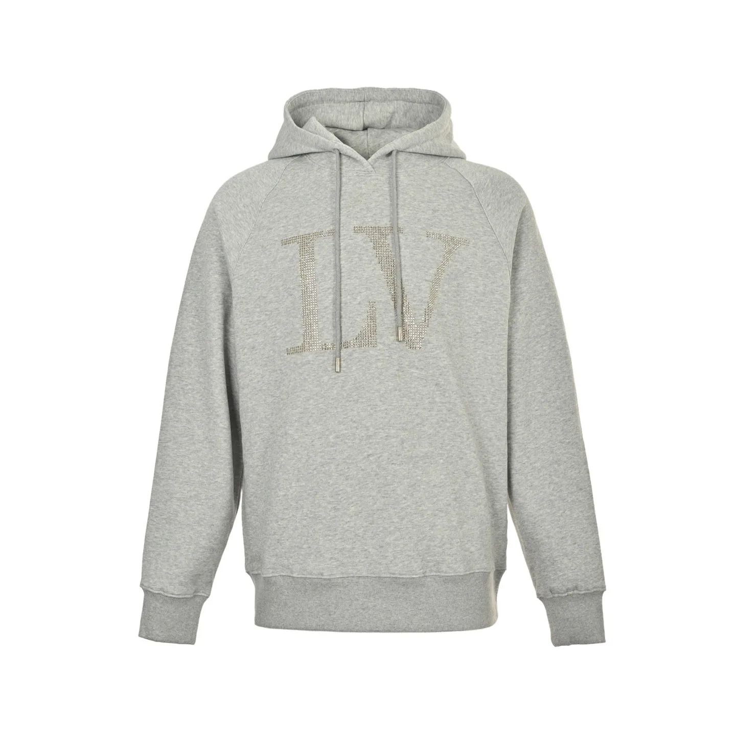 Louis Vuitton/Louis Vuitton 25Fw hot diamond letter logo hooded sweatshirt